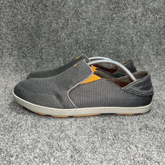 OluKai Nohea Mesh Shoes Men\'s 14 Grey Slip On Convertible Comfort Casual Loafers main image 8